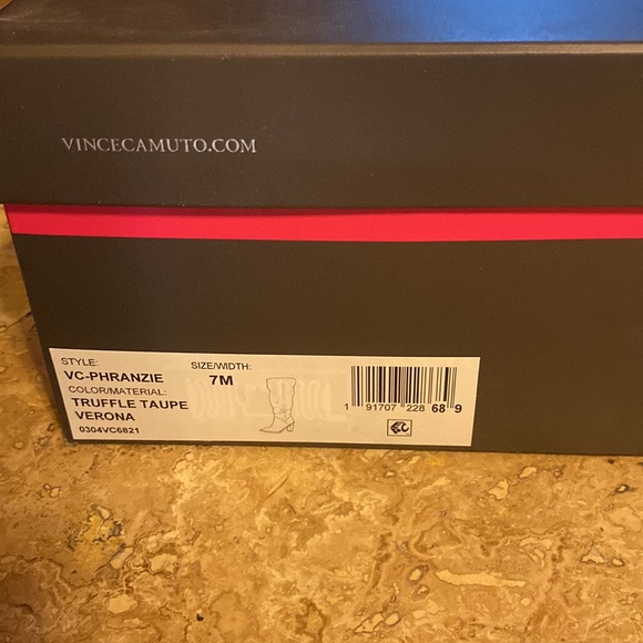 Vince Camuto, suede boots, size 7, taupe - Picture 2 of 6